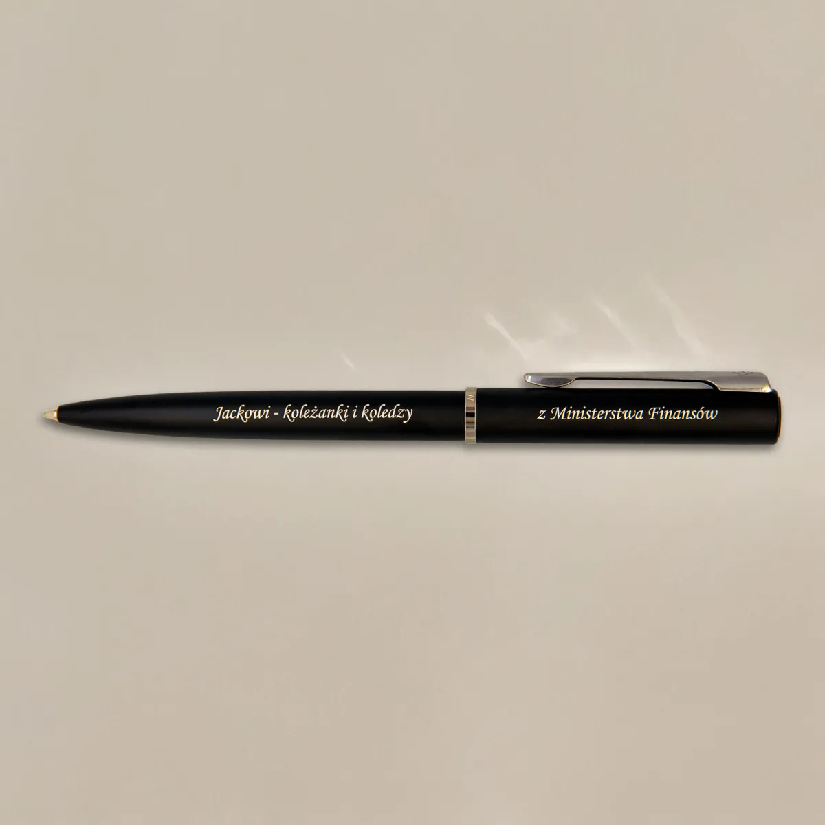 Długopis Waterman Allure czarny matowy CT [2068192] z grawerem &ndash; elegancki prezent biznesowy