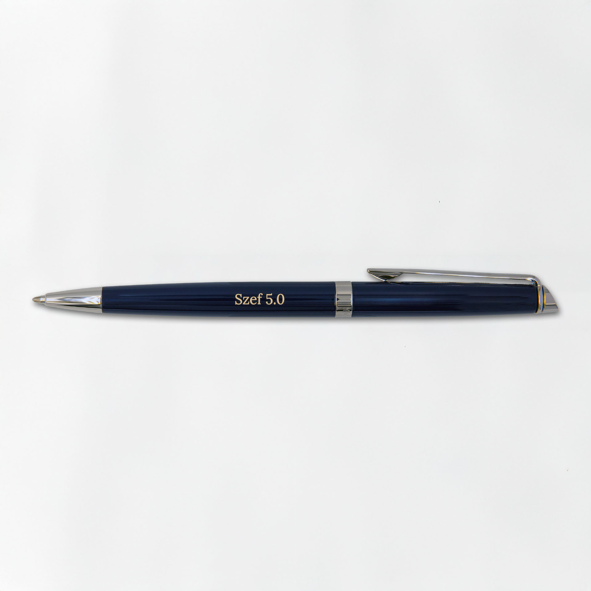 Długopis Waterman Hemisphere Blue Core CT [2214206] z grawerem – elegancki granatowy długopis prezentowy