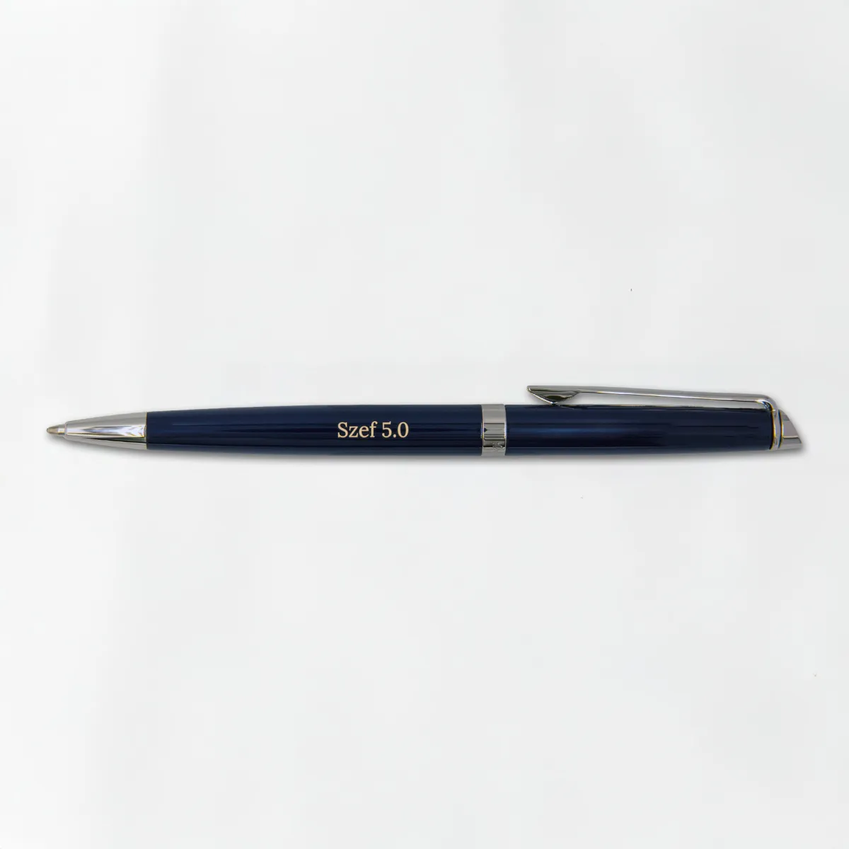 Długopis Waterman Hemisphere Blue Core CT [2214206] z grawerem &ndash; elegancki granatowy długopis prezentowy