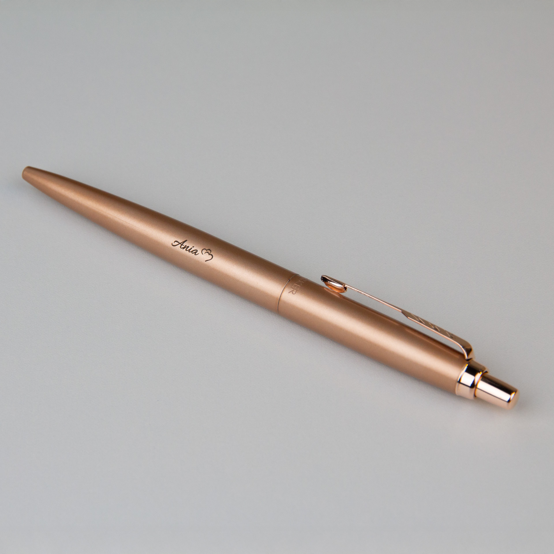 Długopis Parker Jotter XL Monochrome Pink Gold (2122755) z grawerem „Ania”