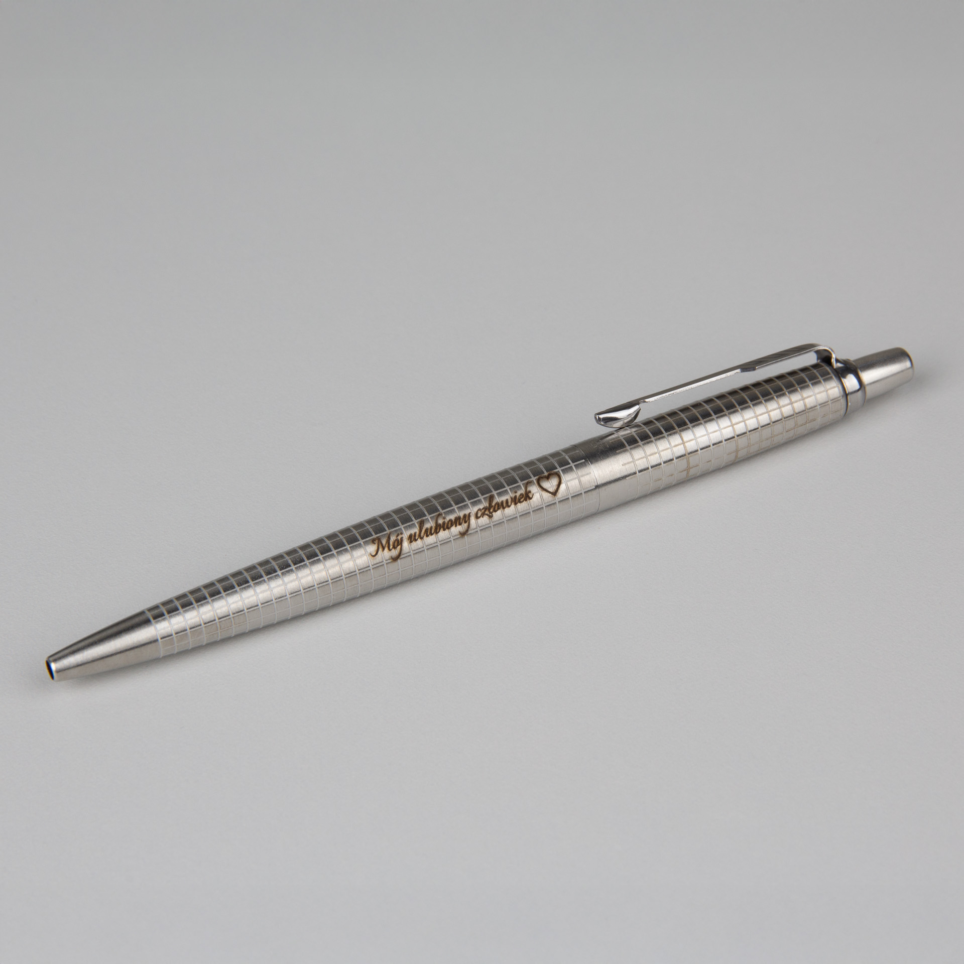 Długopis Parker Jotter 70th Anniversary Stainless Steel CT (2205530) z grawerem „Mój ulubiony człowiek”