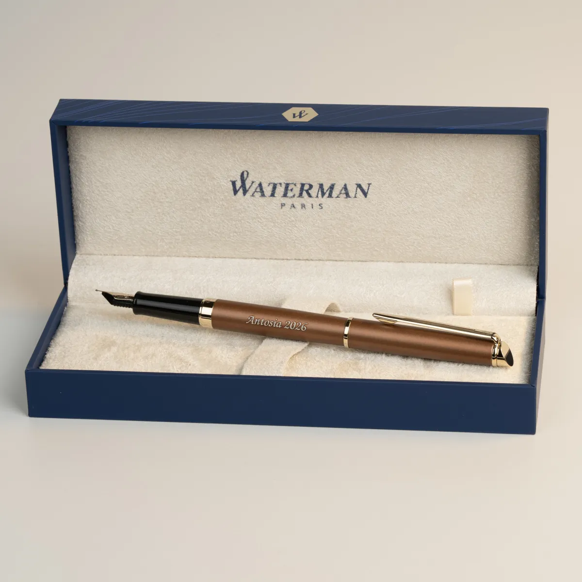 Pi&oacute;ro wieczne Waterman Hemisphere Copper Red GT [2217947] z grawerem w eleganckim etui Waterman.