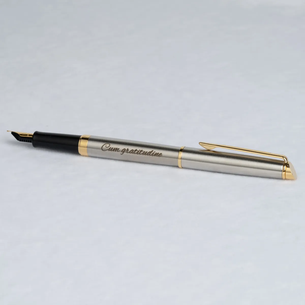 Pi&oacute;ro wieczne Waterman Hemisphere stalowe GT [S0920310] z grawerem dedykacji.